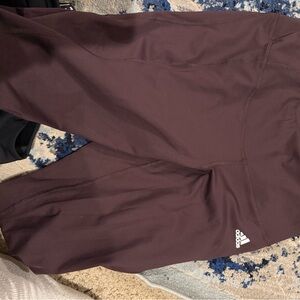 adidas women Aeroready 7/8 Leggings size 1x brand new tight fit high rise brown